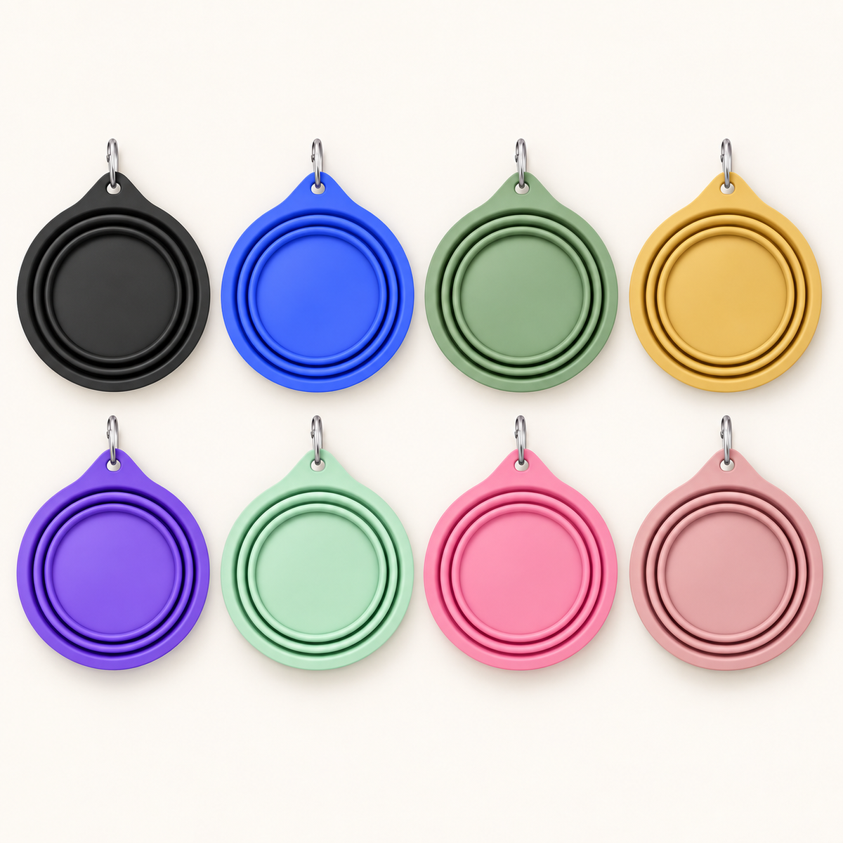 Lorzini travel dog bowl available in eight colors