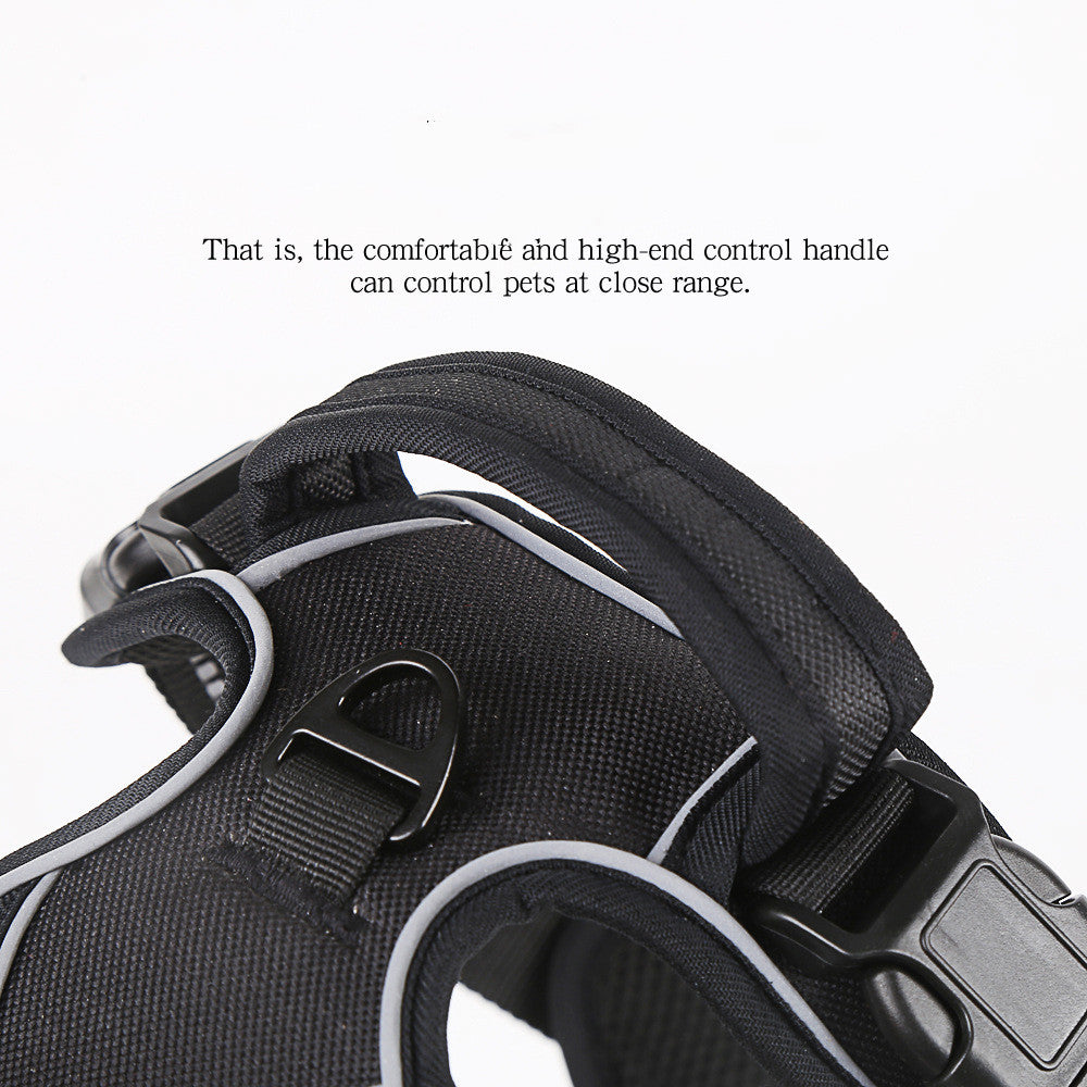 Lorzini no-pull reflective dog harness and leash set
